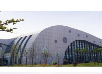 商丘会议中心外景网架工程